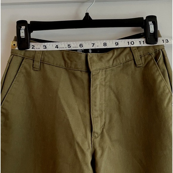NWT Volcom True‎ to This So Chickie High Rise Chino Twill Pants Olive 26x26 $62 - Picture 7 of 13